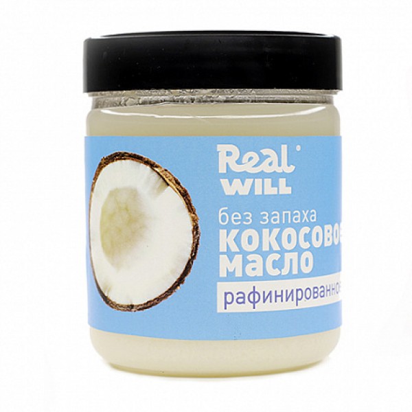 Real Will Масло кокосовое рафинированеое 500 мл...