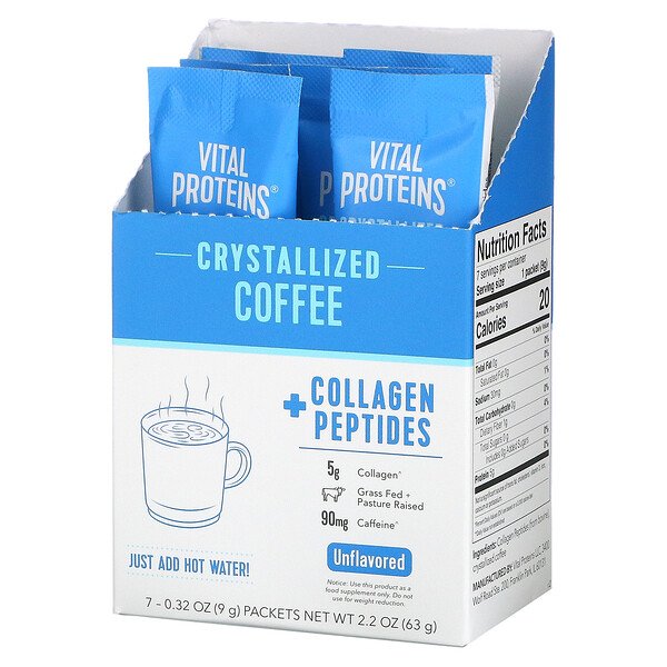 Vital Proteins Кристаллизованный кофе с пептидами ...