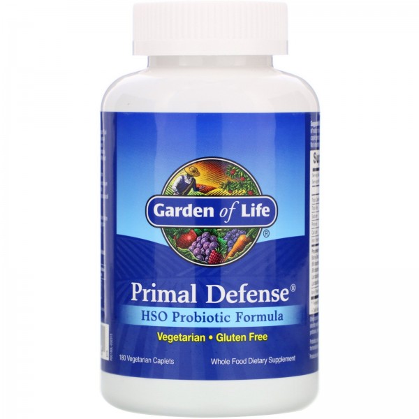 Garden of Life Primal Defense пробиотическая формула с HSO 180 вегетарианских капсул