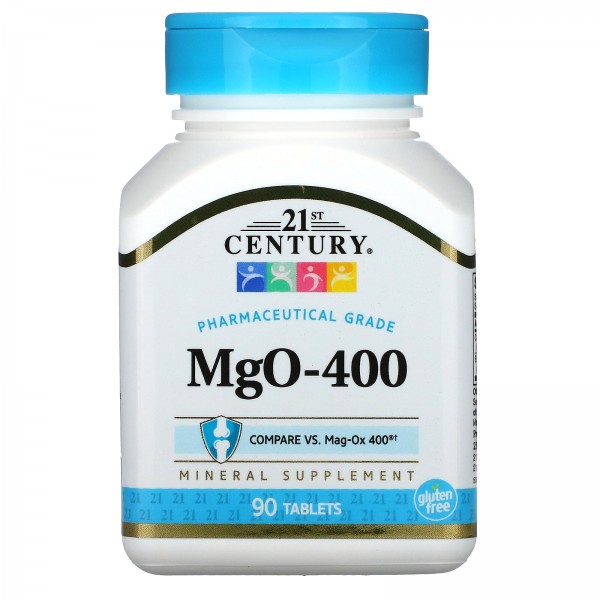 21st Century MgO-400 90 таблеток