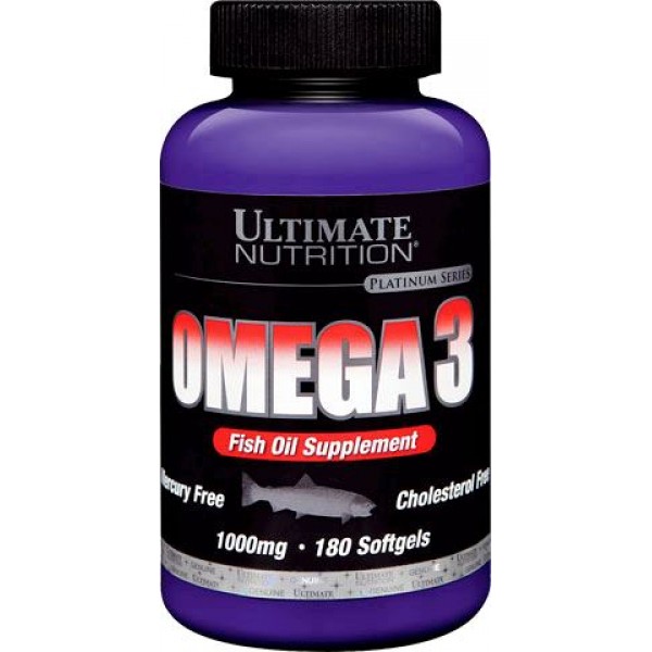 Ultimate Nutrition Омега-3 1000 мг 180 капсул...