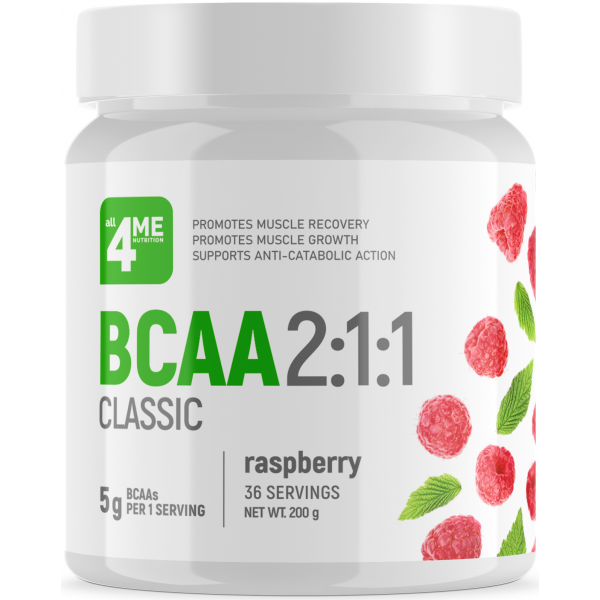 4Me Nutrition BCAA 200 г Малина
