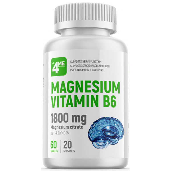 4Me Nutrition Магний-Б6 60 таблеток