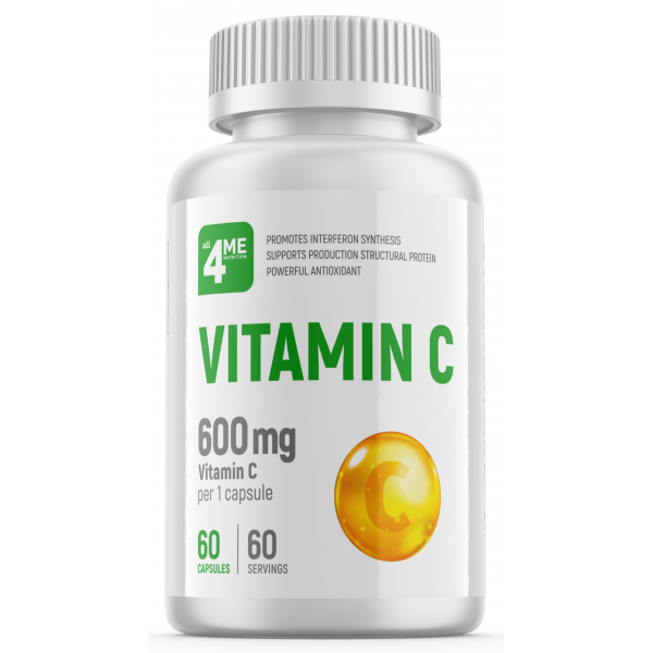 4Me Nutrition Витамин C 600 мг 60 капсул...