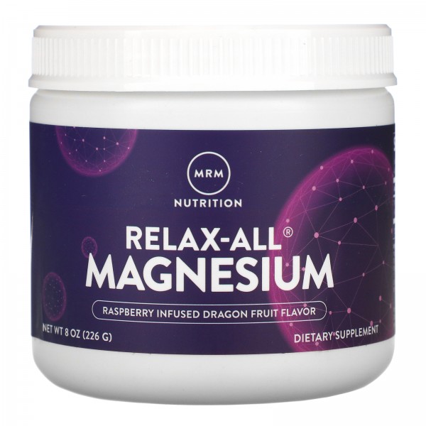 MRM Relax-All Magnesium Raspberry Infused Dragon Fruit 8 oz (226 g)