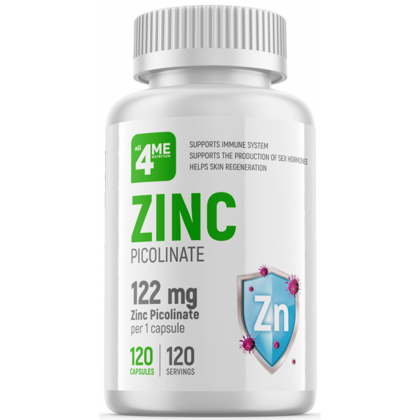 4Me Nutrition Цинк пиколинат 122 мг 120 капсул