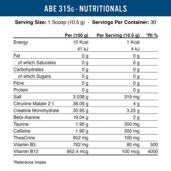 Applied Nutrition ABE Ultimate PRE-Workout 315 г Конфеты
