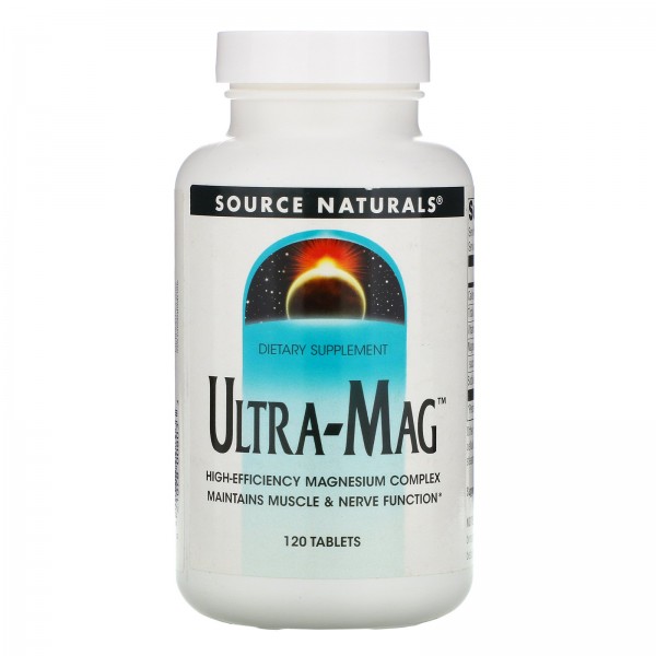 Source Naturals Магний Ultra-Mag с витамином B6 40...