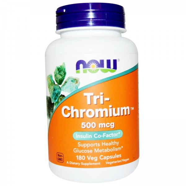 Now Foods Tri-Chromium 500 мкг 180 капсул