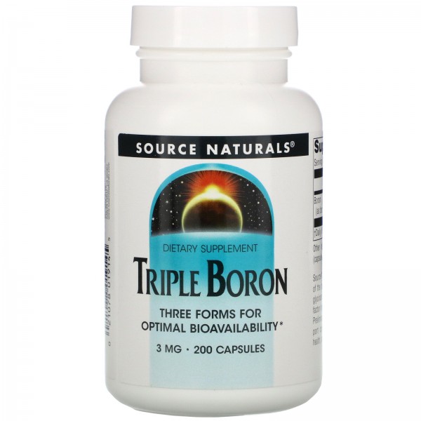 Source Naturals Triple Boron 3 мг 200 капсул...