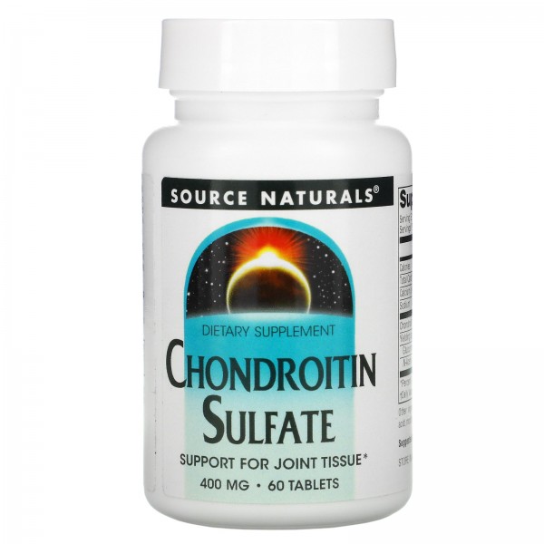 Source Naturals Chondroitin Sulfate 400 мг 60 табл...