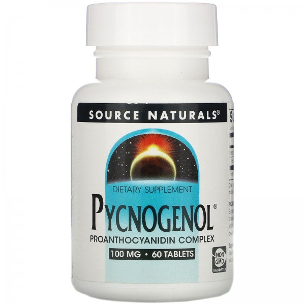 Source Naturals Пикногенол 100 мг 60 таблеток...