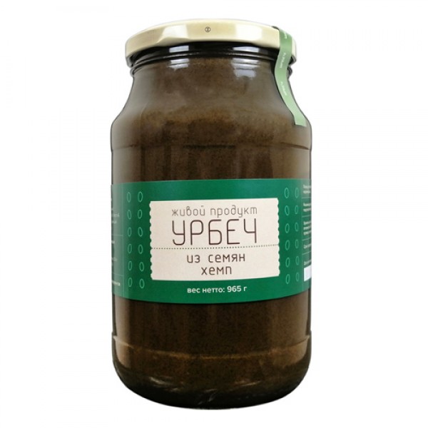 Живой продукт Урбеч из семян хемп 965 г...