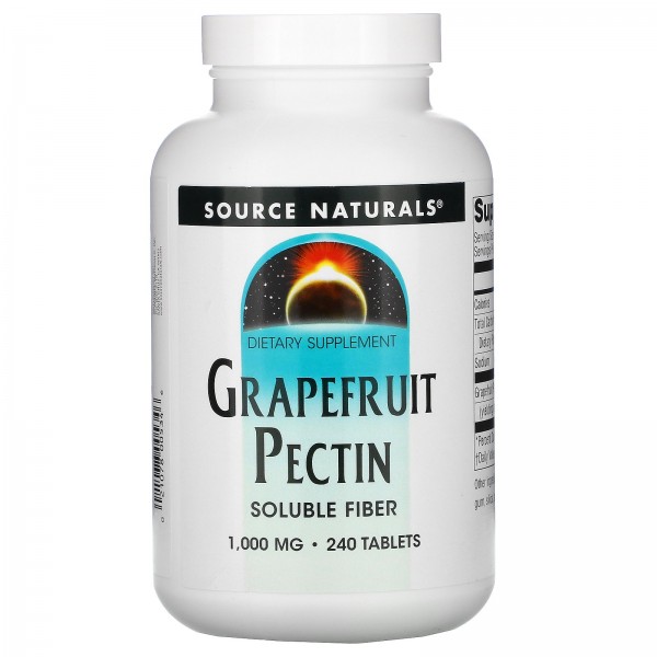 Source Naturals Grapefruit Pectin 1000 mg 240 Tablets