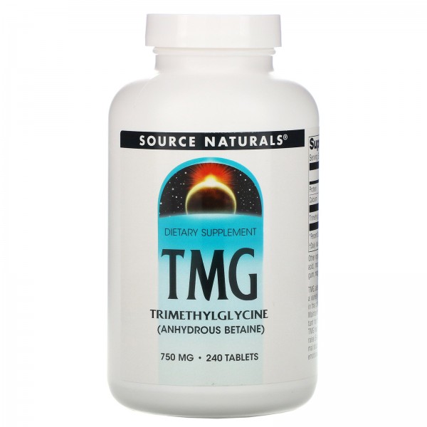 Source Naturals ТМГ Триметилглицин 750 мг 240 табл...