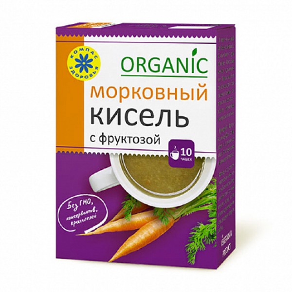 Компас здоровья Кисель с фруктозой `Морковный` 150...