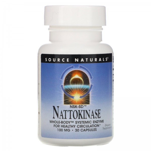 Source Naturals Наттокинназа NSK-SD 100 мг 30 капс...