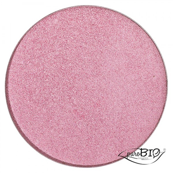 PuroBio Пудра-хайлайтер 'Цвет 02 розовый', рефил 9 г