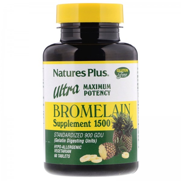 Nature's Plus Bromelain Supplement 1500 Ultra Maxi...