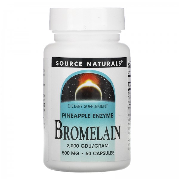 Source Naturals Bromelain 500 mg 60 Capsules