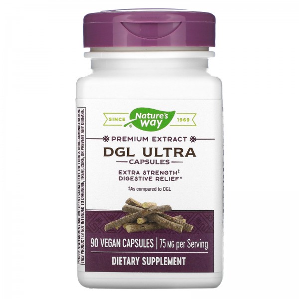 Nature's Way DGL Ultra глицирризинат солодки 75 мг...