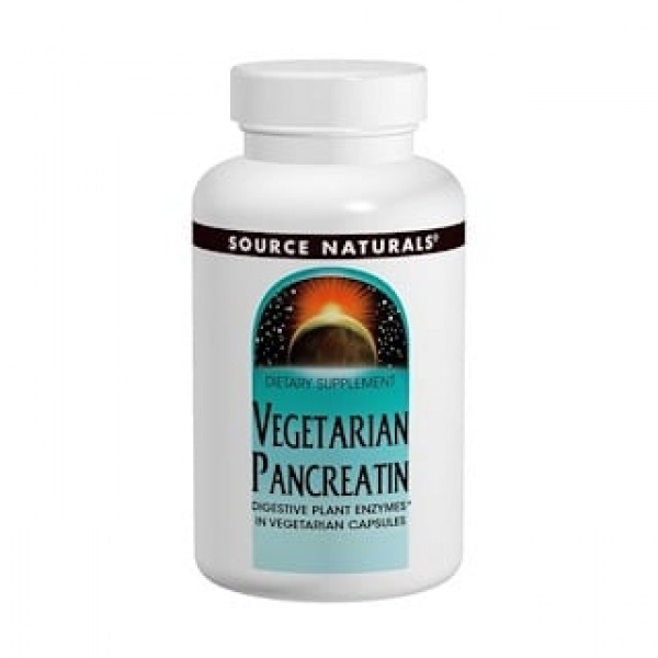 Source Naturals Вегетарианский панкреатин 475 мг 1...