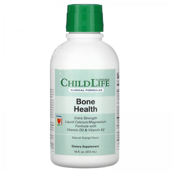 Childlife Clinicals Кальций-магний с витаминами D3-K2 Fпельсин 473 мл