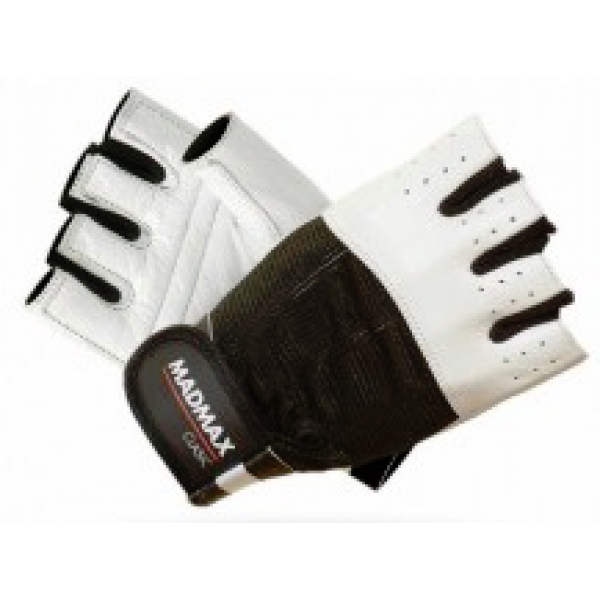 MADMAX Перчатки `Classic` MFG248 Белый-черный L...