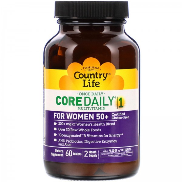 Country Life Мультивитамины Core Daily-1 для женщи...