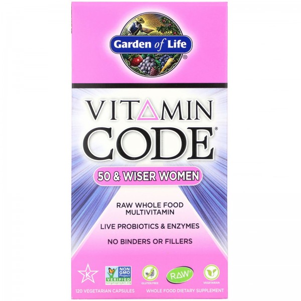 Garden of Life Витамины Code для женщин старше 50 ...