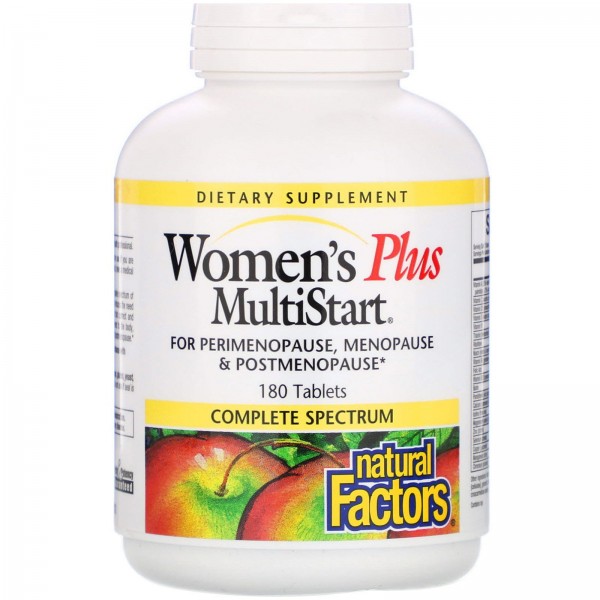 Natural Factors Women Plus MultiStart мультивитамины для женщин 180таблеток