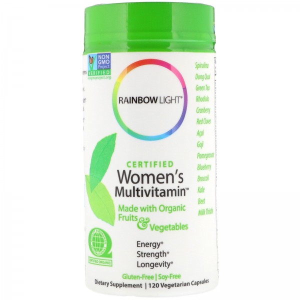 Rainbow Light Женские витамины Women's Multivitamin 120 вегетарианских капсул