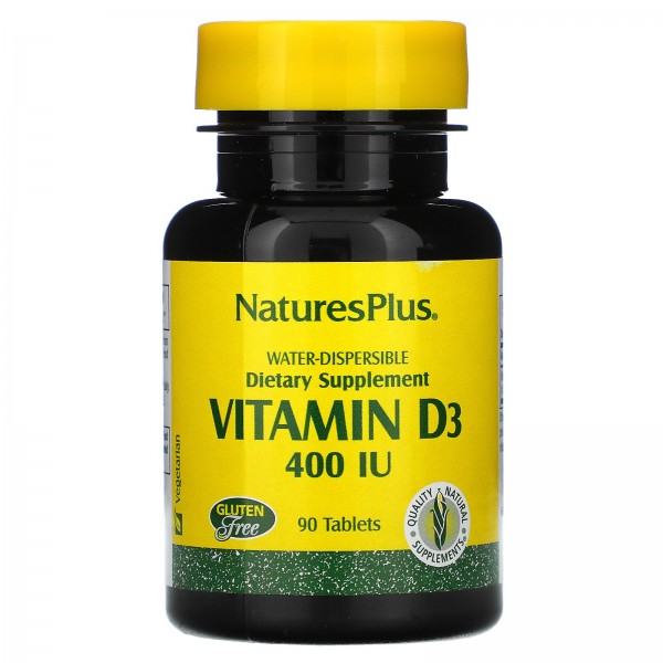 Nature's Plus Витамин D3 400 МЕ 90 таблеток...