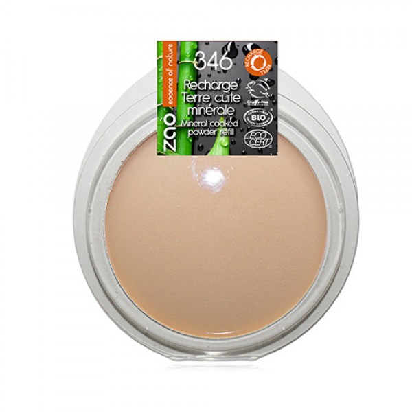 Zao make-up Пудра-бронзат, матирующая 'Цвет 346 натуральная свежесть', сменный блок 15 г