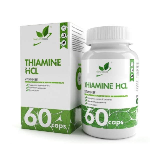 NaturalSupp Витамин B1 Тиамин гидрохлорид 5 мг 60 ...