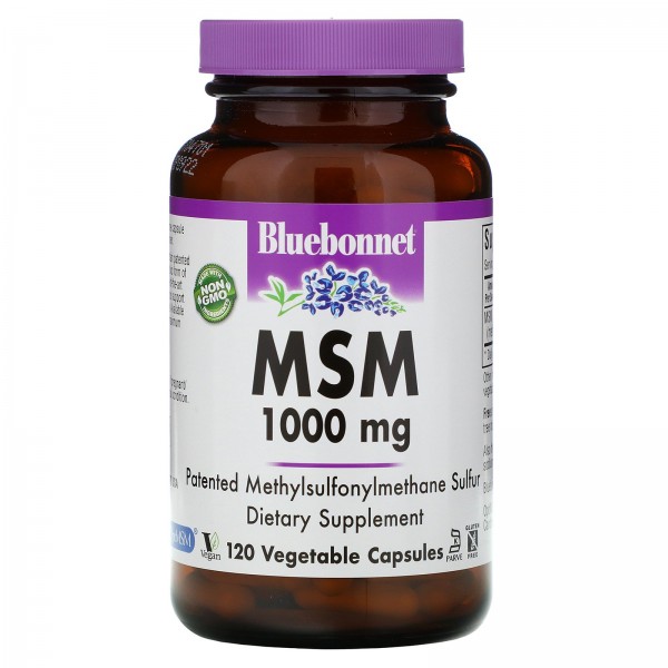 Bluebonnet Nutrition МСМ 1000 мг 120 растительных ...