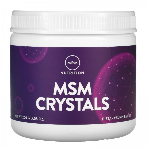MRM Кристаллы МСМ (метилсульфонилметана) 1000 мг 200 г (705 унции)