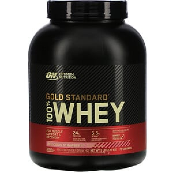 Optimum Nutrition Протеин 100% Whey protein Gold standard 2270 г Клубника