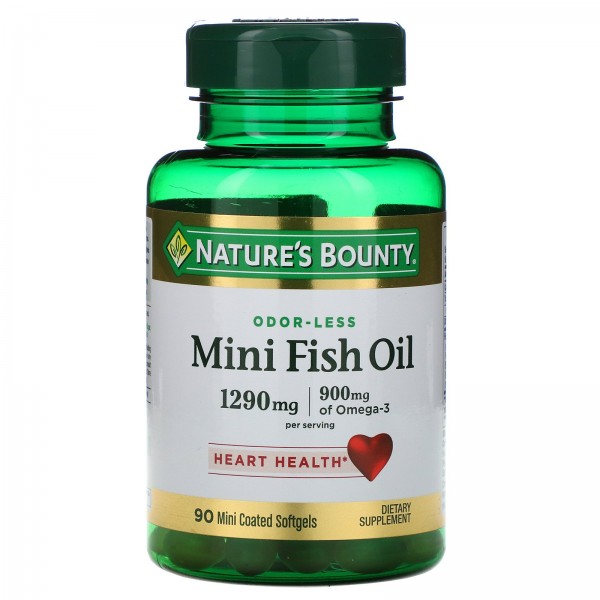 Nature's Bounty Рыбий жир 1290 мг 90 мягких желатиновых капсул