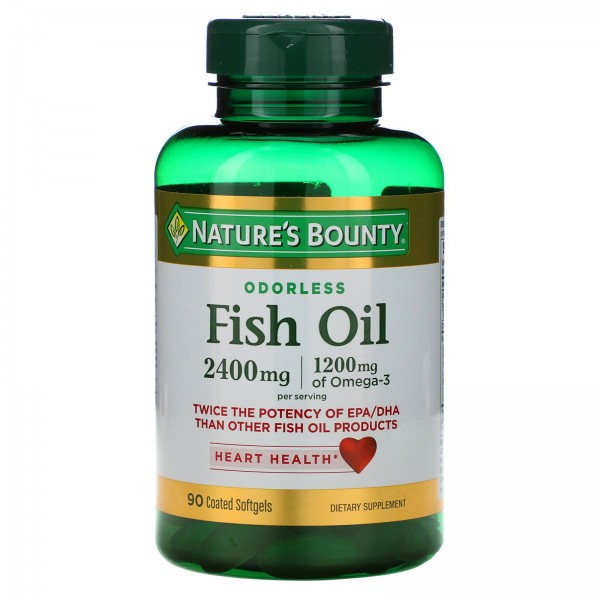 Nature's Bounty Рыбий жир 1200 мг 90 мягких таблеток