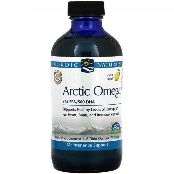 Nordic Naturals Arctic Omega Lemon 8 fl oz (237 ml...