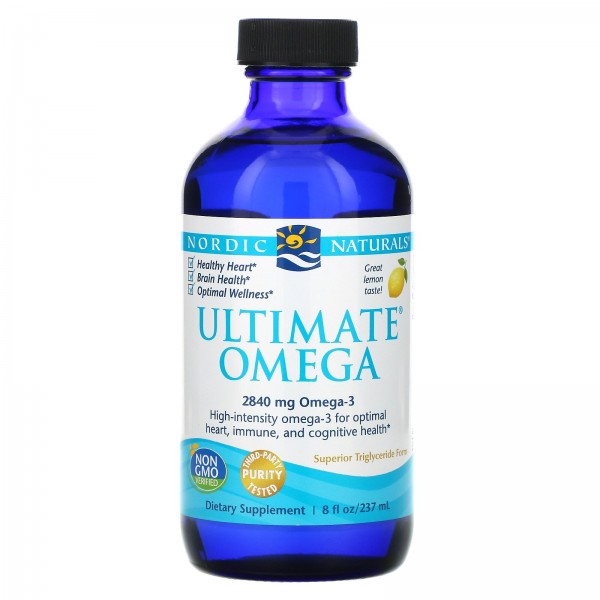 Nordic Naturals Ultimate Omega 2840 мг Лимон 237 мл