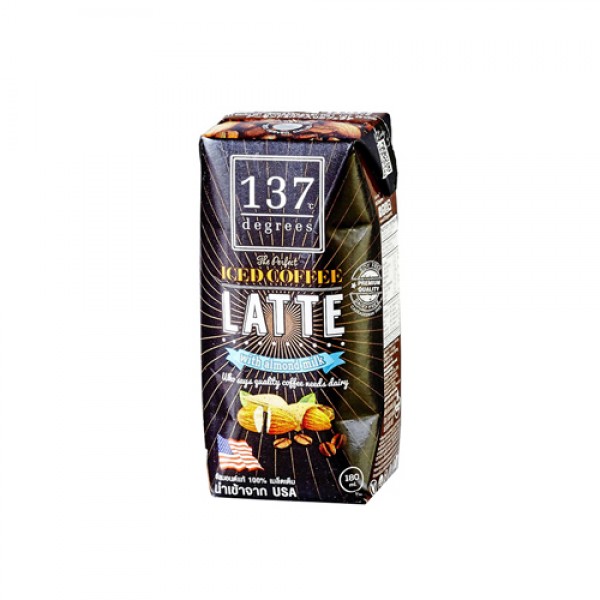 137 degrees Кофе `Латте` на миндальном молоке 180 мл