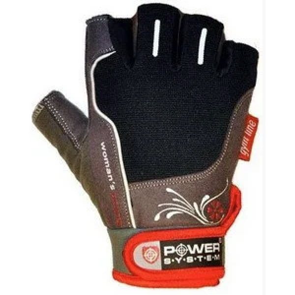 Power System Женские перчатки 2570 красно/серые размер XS