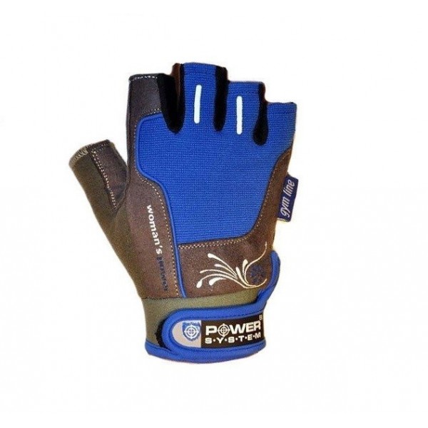 Power System Женские перчатки 2570 сине/серые разм...