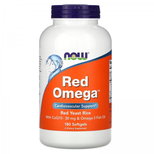 Now Foods Red Omega красный ферментированный рис 1...