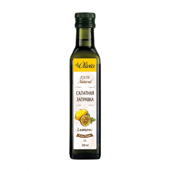 Масляный король Заправка салатная `Оливия` с цедрой лимона 250 мл