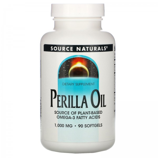 Source Naturals Перилловое масло 1000 мг 90 гелевых капсул