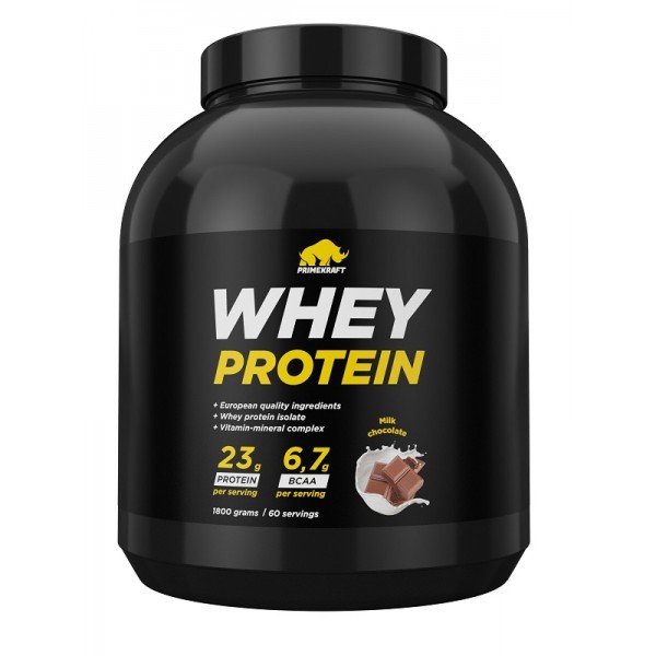 Prime Kraft Протеин Whey Protein 1800 г Молочный ш...