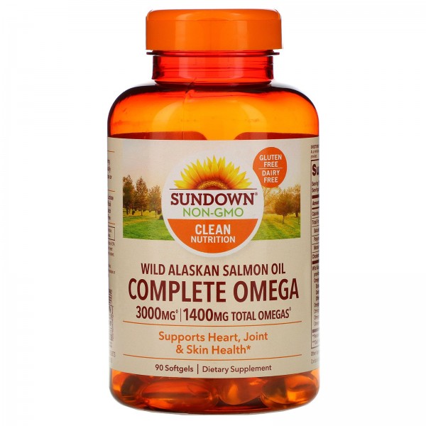 Sundown Naturals Complete Omega масло дикого аляск...